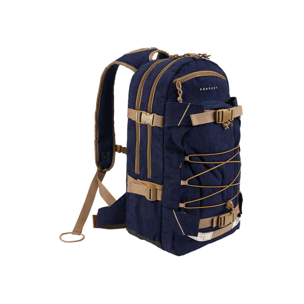 Forvert - Cord Laptop Louis Rucksack - Dunkelblau